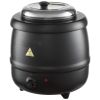 Electric Soup Warmer, 10QT Commercial Soup Kettle with 304 Stainless Steel Detachable Insert Pot, 95~176 Fahrenheit Adjustable Temperature