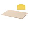 Pizza Stone, 20 x 14 x 0.67 in Rectangular Pizza Stone, Extra Large Baking-Stone with Scraper, 1450Fahrenheit Heat-Resistant Cordierite, for Oven