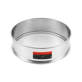 Flour Sieve Fine Mesh, 12 Mesh Flour Sifter, 304 Stainless Steel Fine Mesh Sifter Food-grade, Dia. 12.6" Fine Mesh Strainers for Baking