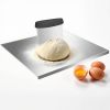 Cutting Boards for Kitchen, Large Stainless Steel Baking Boards with scraper, Suitable for Bread, Meat, Vegetables, (19.7 x 15.7 in)