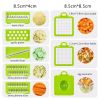 Nice Smart 15tlg. Gemüseschneider Gemüsehobel Zerkleinerer Zwiebel Manuell Dicer